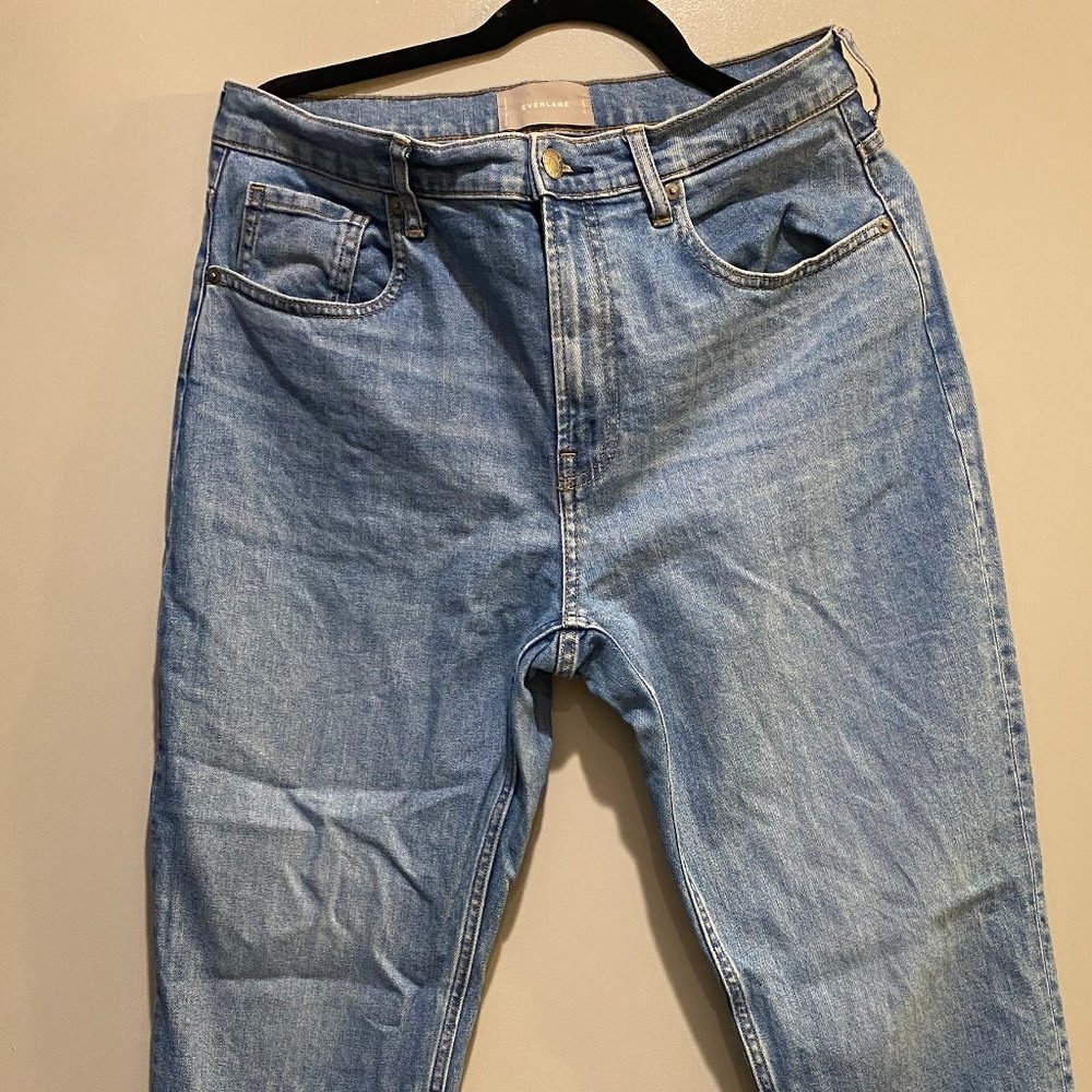 Everlane High Rise Straight Ankle Jean